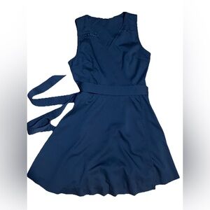 Skies Are Blue Navy Wrap Dress